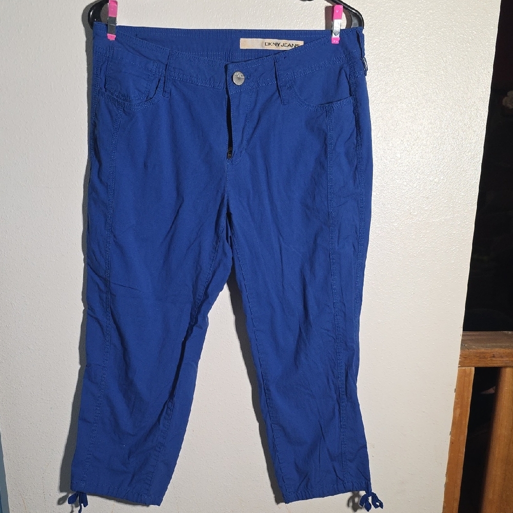 DKNY Blue Capris